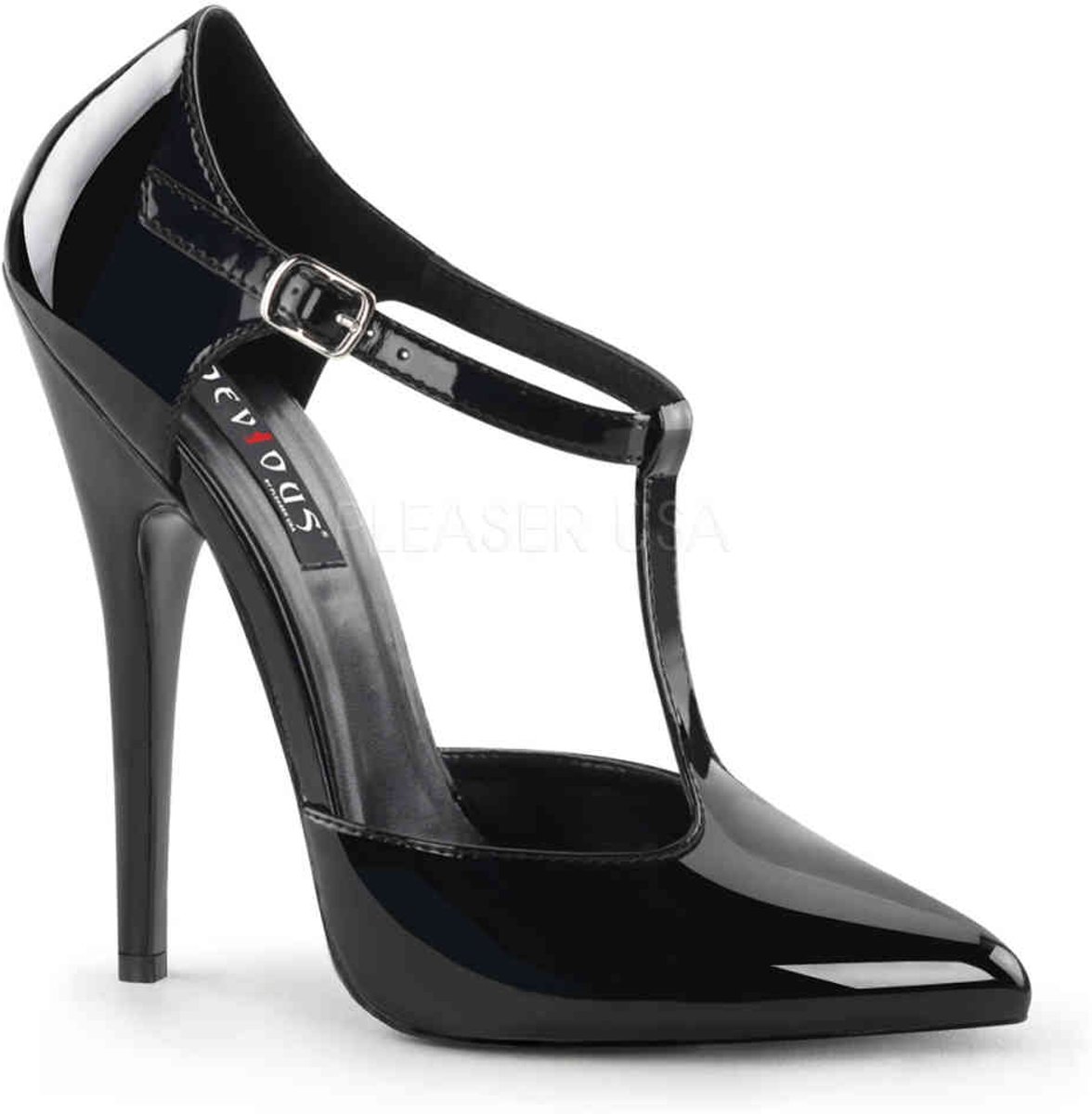 EU 35 = US 5 | DOMINA-415 | 6 T-Strap DOrsay Style Pump